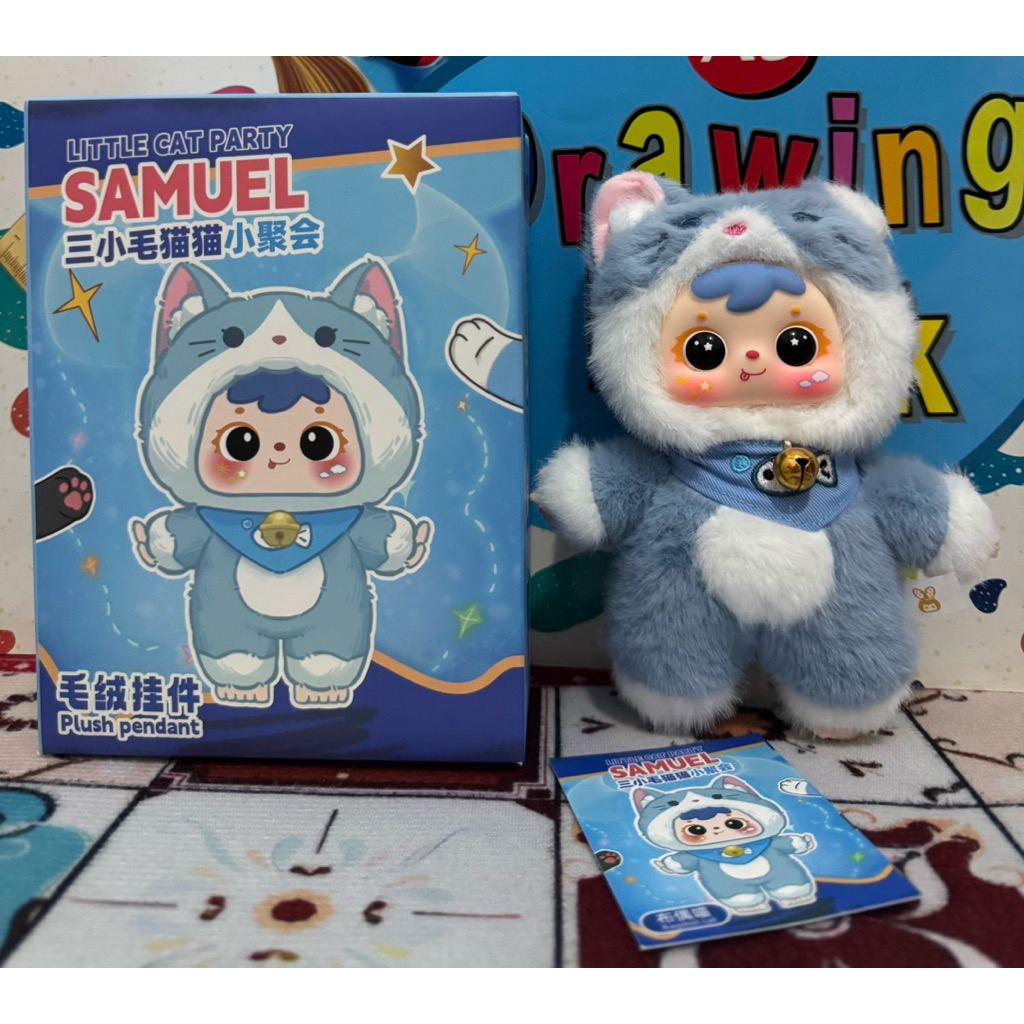 Samuel Little Cat Party - Ragdoll Cat (Biru)