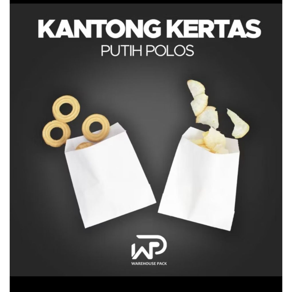 

Paper bag isi 100 / kantong kertas Kantong Roti / Donat / SNACk