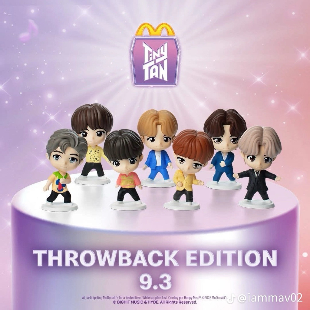 1 Set TinyTan McD Throwback Edition