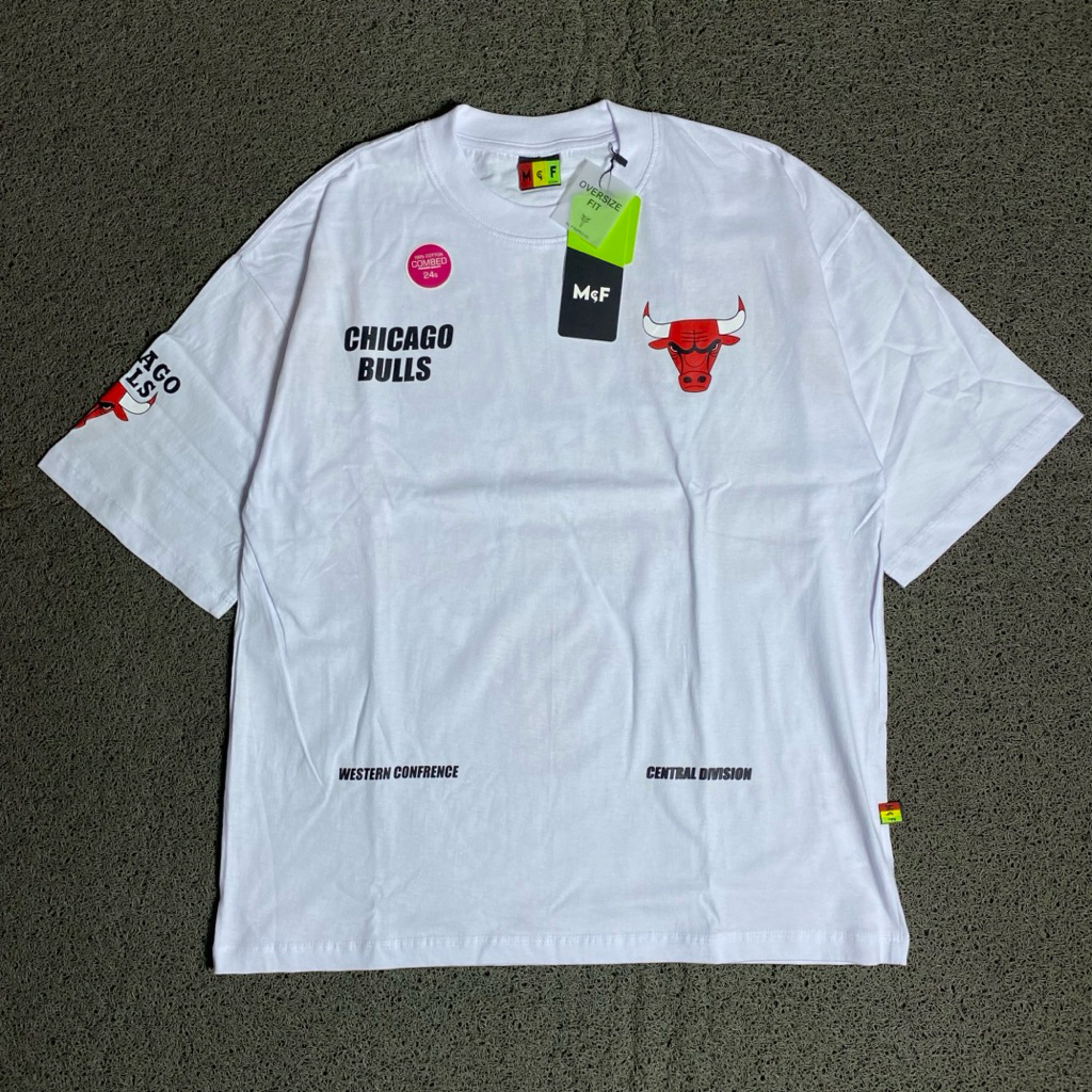 TSHIRT KAOS OVERSIZE MCF SUPPLY CO ORIGINAL Chicago Bulls