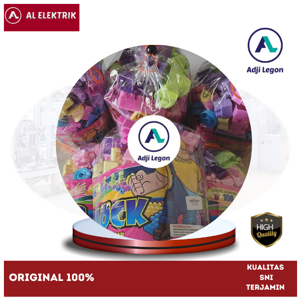 MAINAN VIRAL ANAK EDUCATION MR BLOCKS | COD FREE ONGKIR