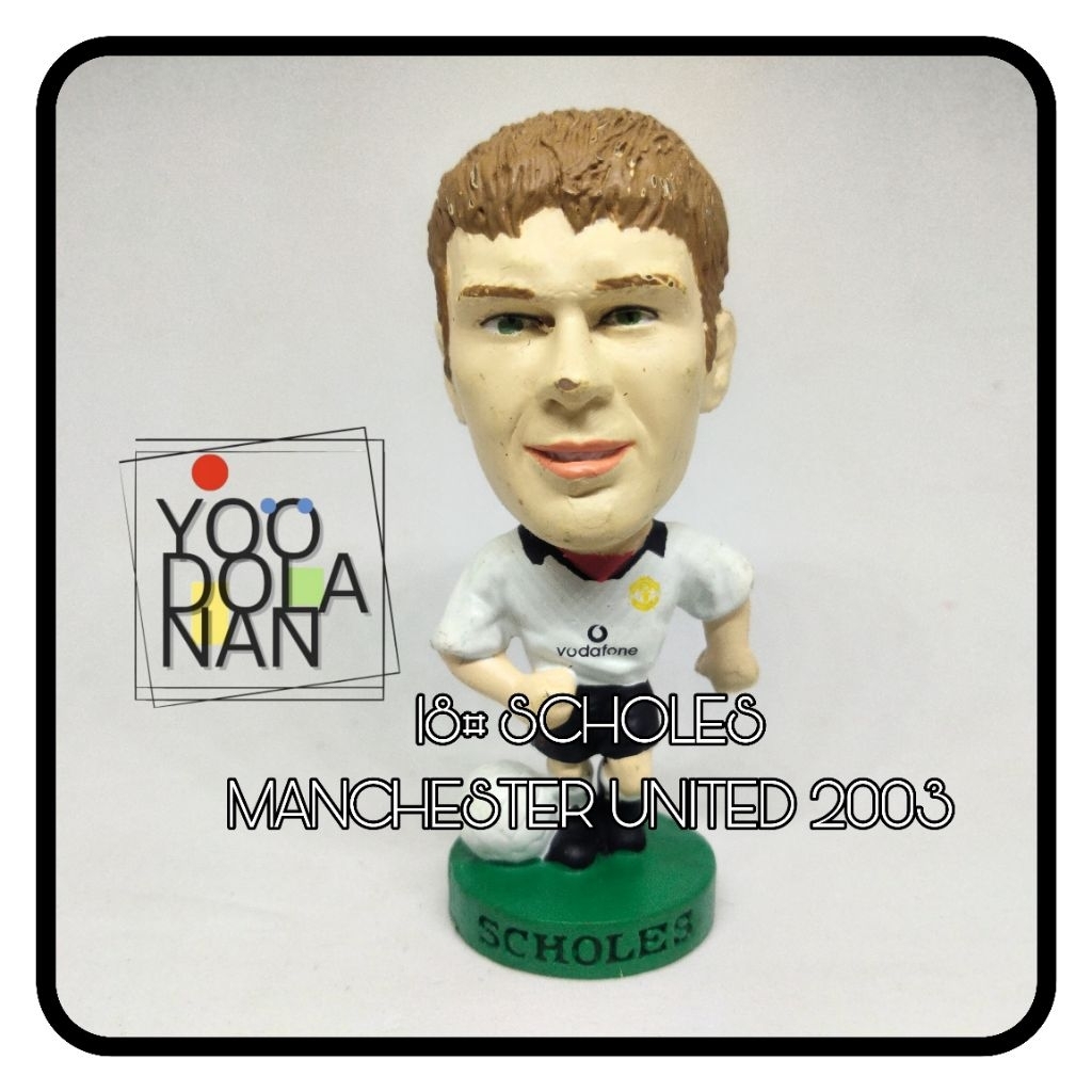18# SCHOLES - MANCHESTER UNITED 2003 CORINTHIAN PROSTARS FIGURE PEMAIN BOLA