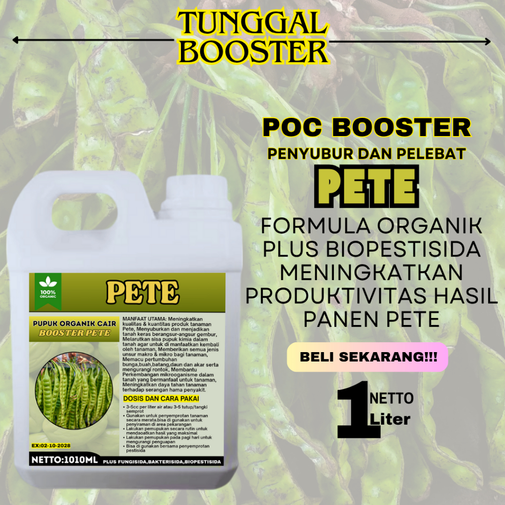 Pupuk pete/pupuk untuk petai/pupuk pelebat pete/pupuk penyubur dan perangsang pete/pupuk agar pete b