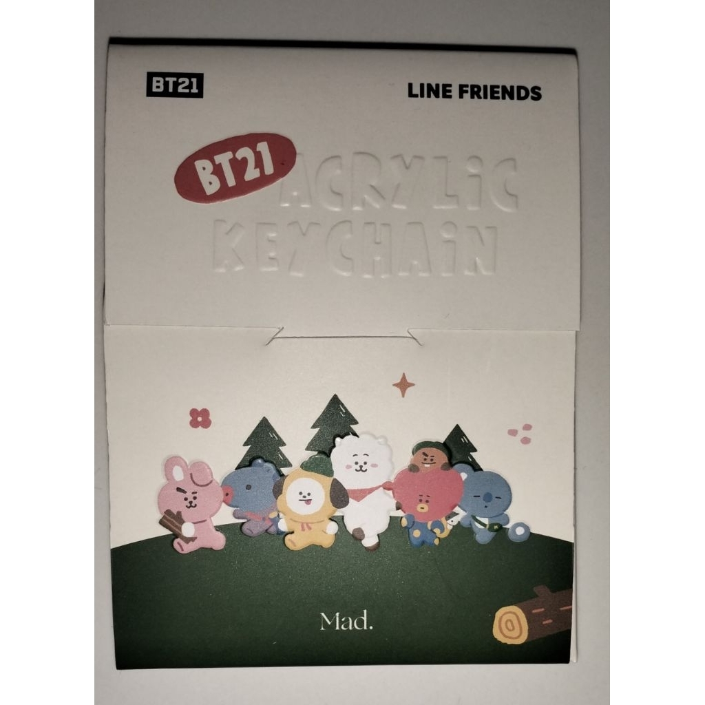 Mad For Makeup × BT21 Acrylic Keychain Cooky