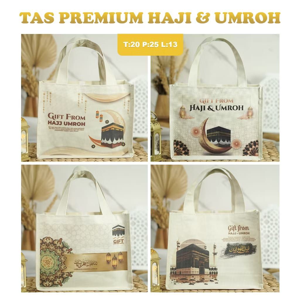 Tas Kain Premium Oleh2 Haji & Umroh Ukuran Besar