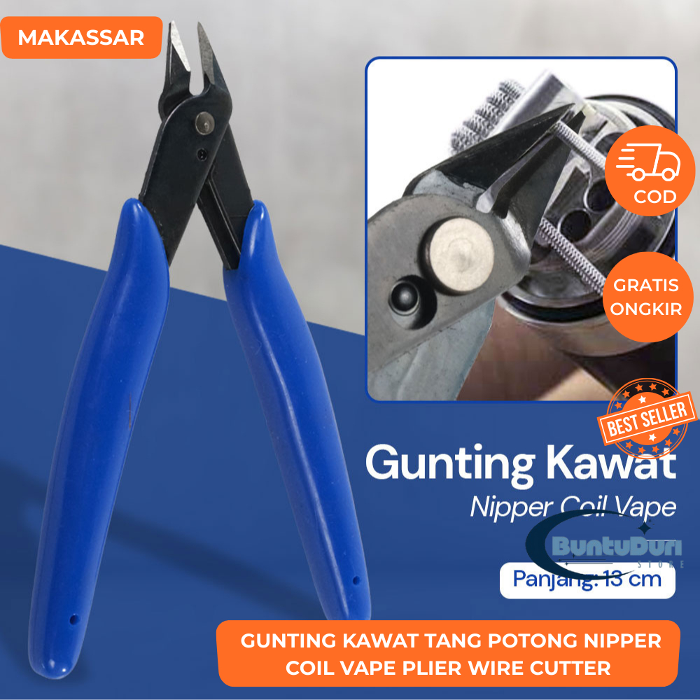 Gunting Kawat Tang Potong Nipper Coil Vape Plier Wire Cutter