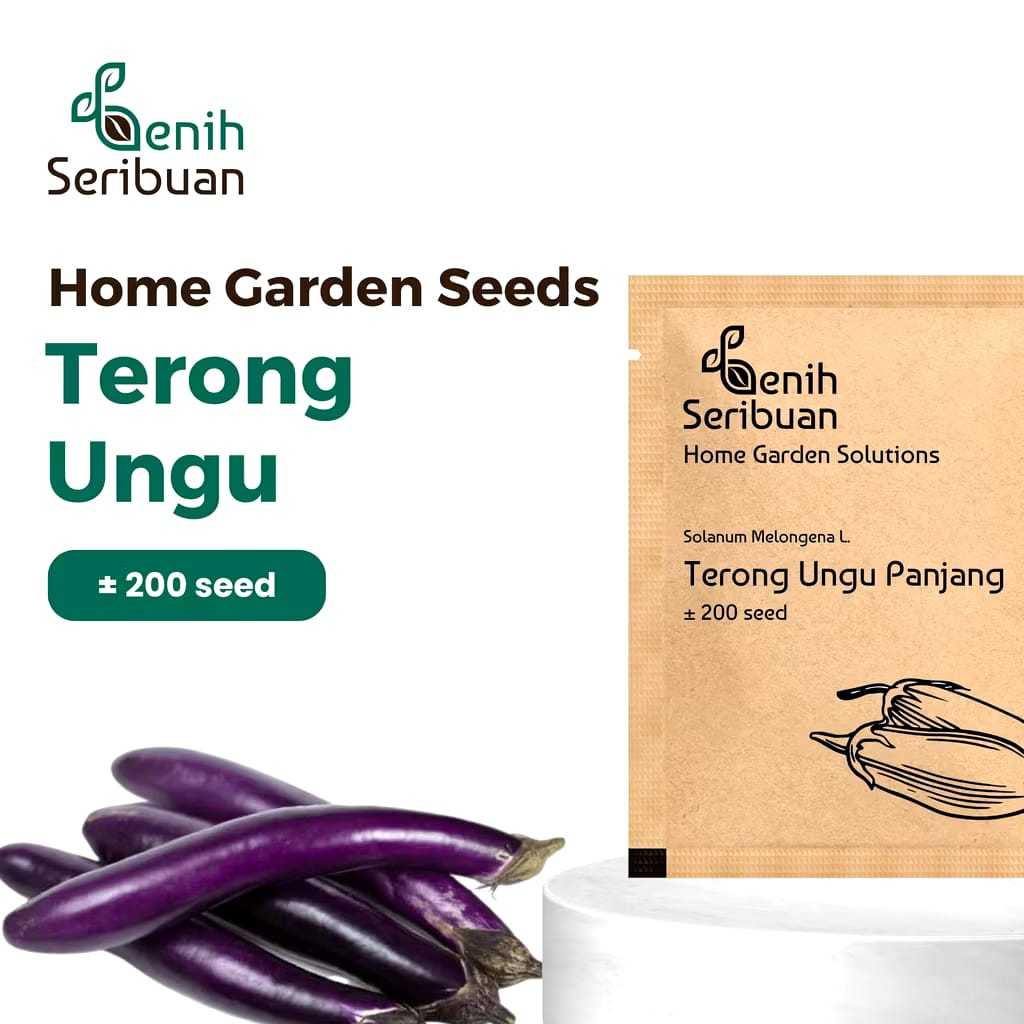 Benih Sayuran Terong Ungu Panjang F1 Hibrida