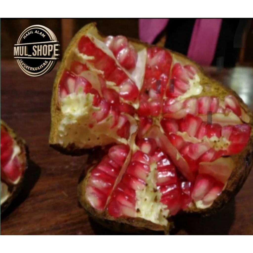 PROMO 500g buah delima merah,putih segar buah delima mateng