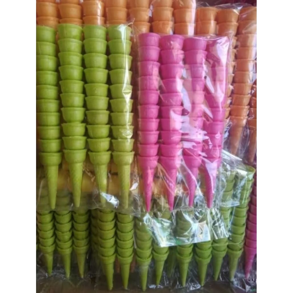 Cone Es Krim Kerucut Mini Diameter 3 cm isi 80 pcs