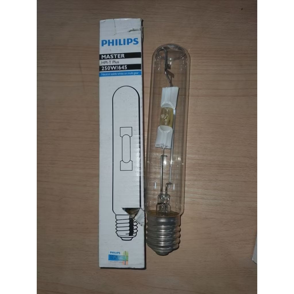 hrg murah lampu hpit 250 watt Philips Master# sinar putih