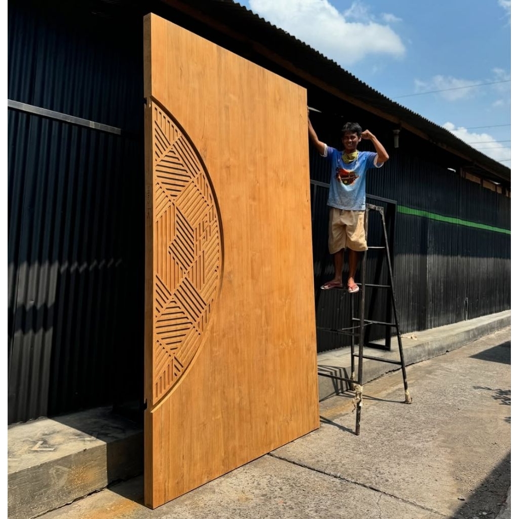 pintu jati solid pintu utama jati pintu rumah jati pintu mewah jati pintu minimalis jati pintu motif