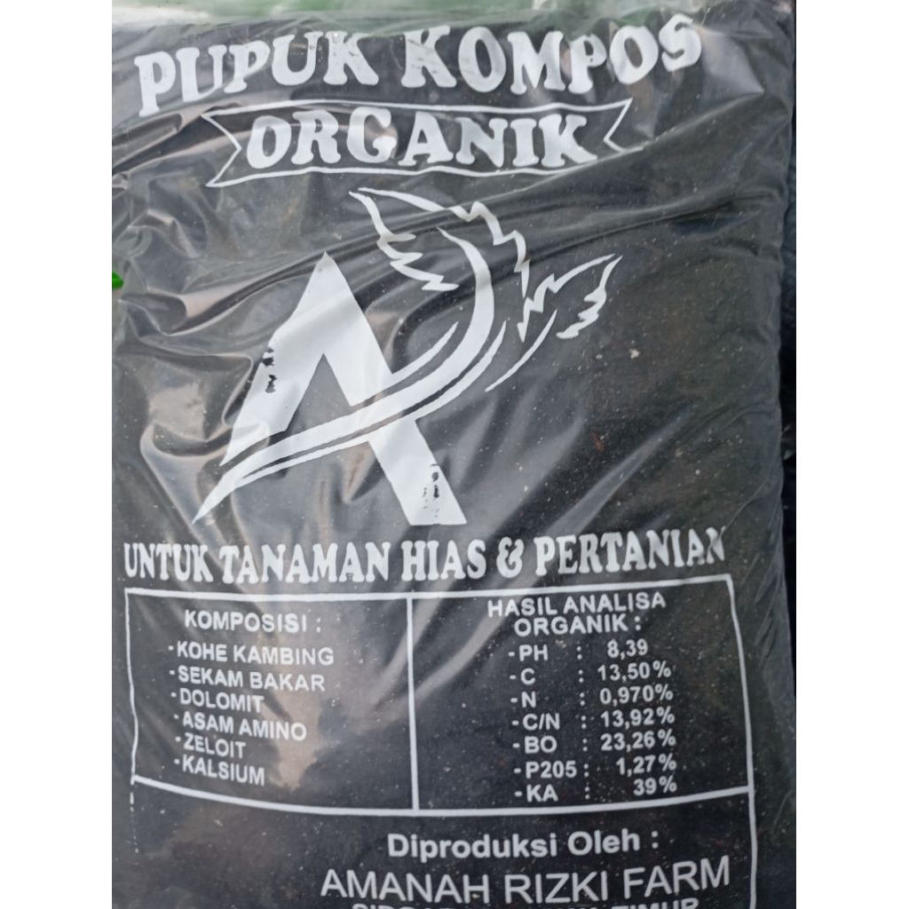 [ PUPUK KOMPOS ORGANIK 5KG ] Media tanam siap pakai kemasan 5kg / Pupuk kompos kualitas premium