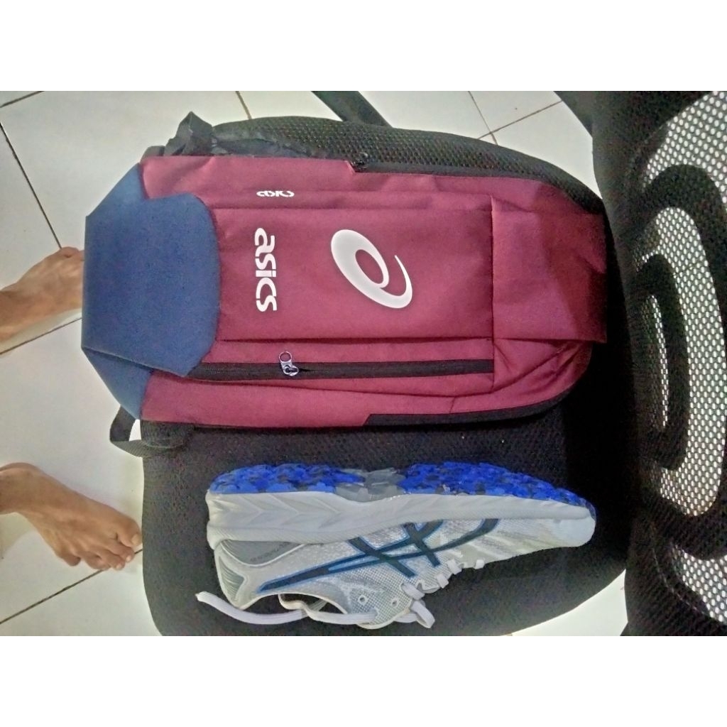 SEPATU VOLLEY ASICS MURAH + TAS