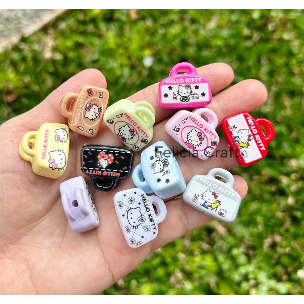 [5pcs] Manik akrilik tas bag Hello Kitty 3D