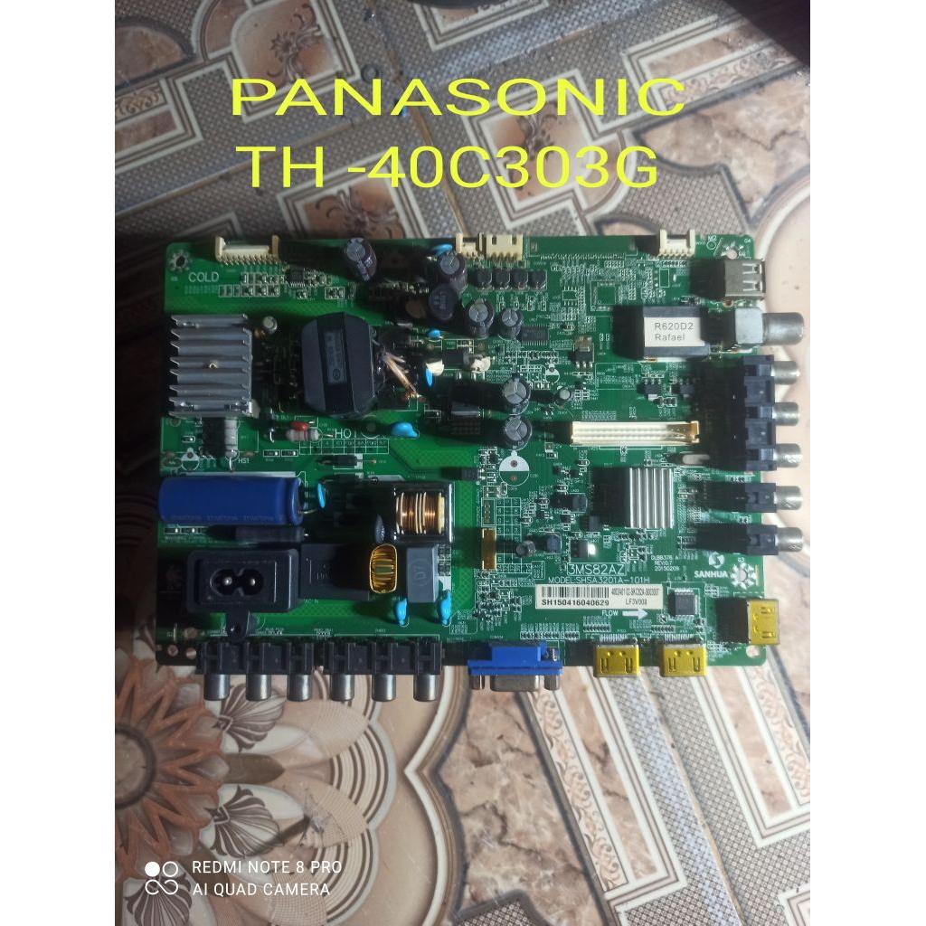 mainboard /mesin tv panasonic th 40C303G