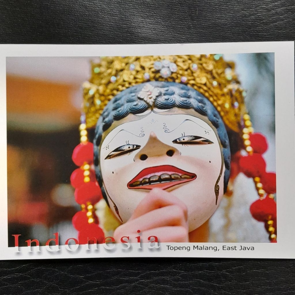

Kartu pos Topeng Malang A, Malang Mask Postcard A