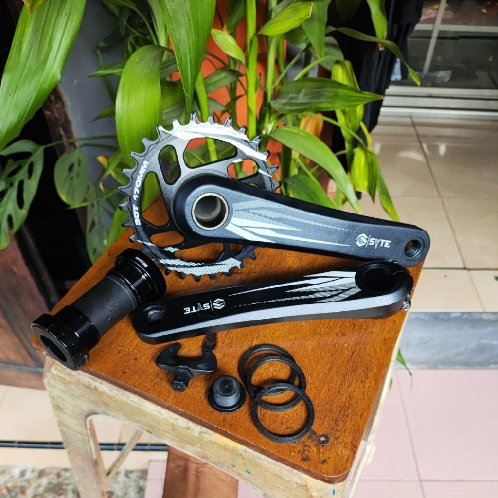 crankset bb hollowtech 2 syte crank ht 2 30t crank sepeda commuter bike federal mtb