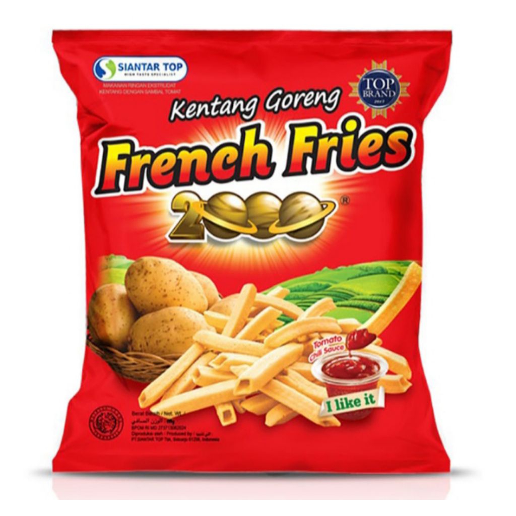 

French Fries 2000 Snack Kentang Goreng 62g