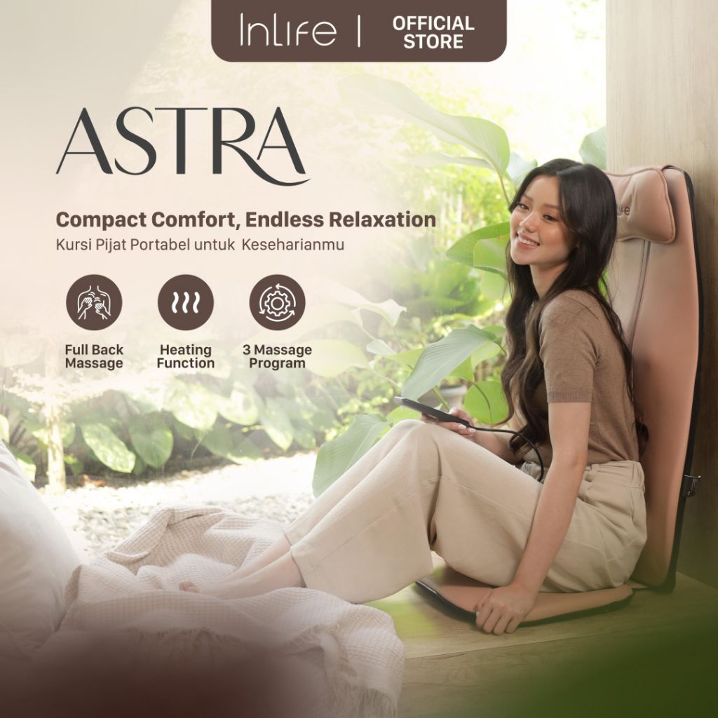 PIJAT PUNGGUNG INLIFE ASTRA ALAT PIJAT MOBIL ALAT TERAPI PUNGGUNG