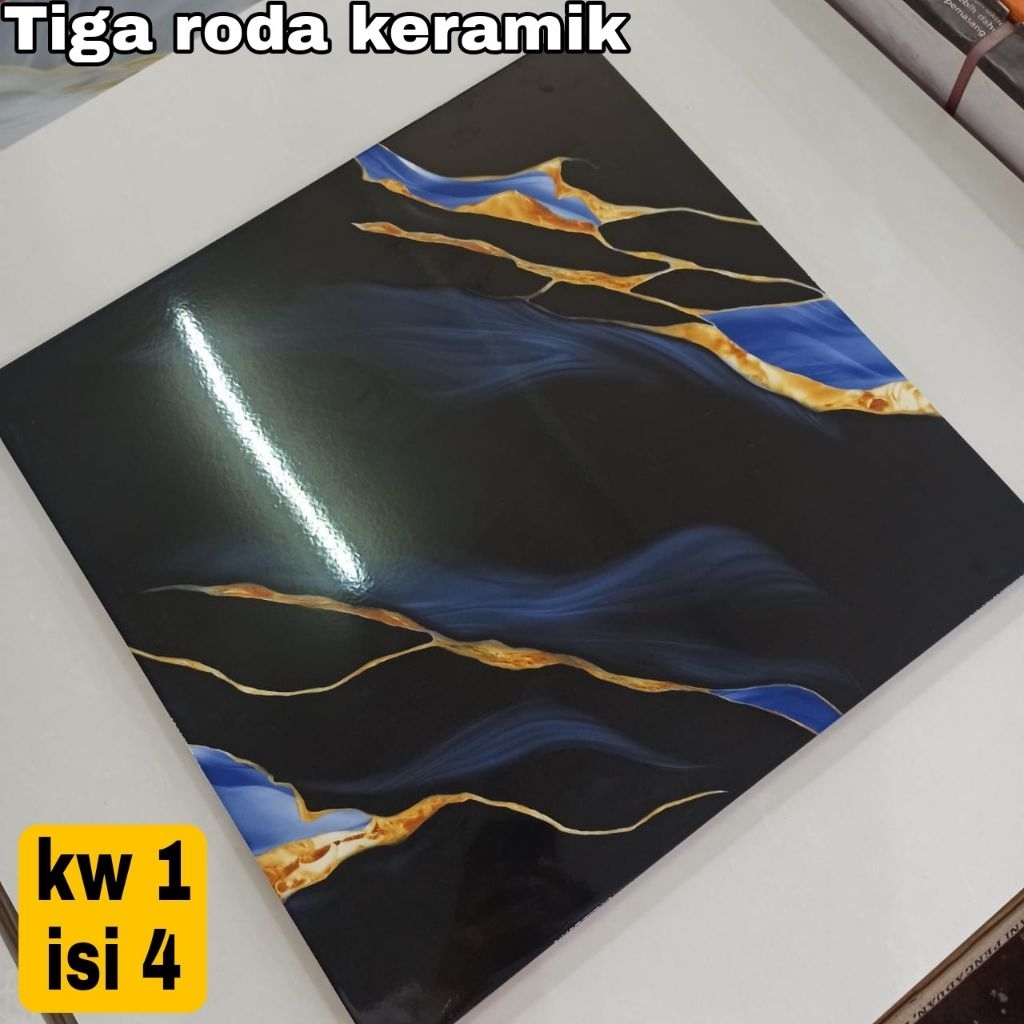 keramik 50x50 hitam motif/keramik hitam gold biru/keramik hitam marmer/keramik gold hitam/keramik hi