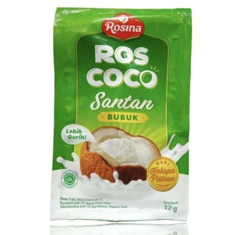 Rosina Ros Coco Santan Bubuk Sachet - Rosina Santan Bubuk- Santan Rosina