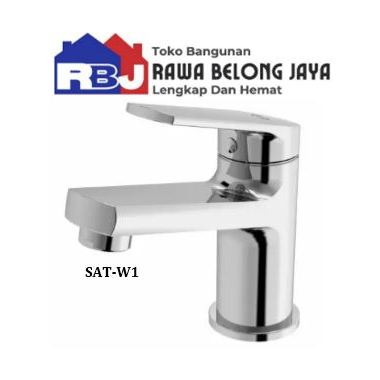 AER SAT-W1 Chrome Kran Mixer Wastafel