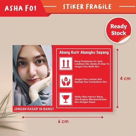 

Sticker Fragile Asha F01 MURAH - Stiker Pengiriman Packing Aman Jangan Dibanting READY STOCK