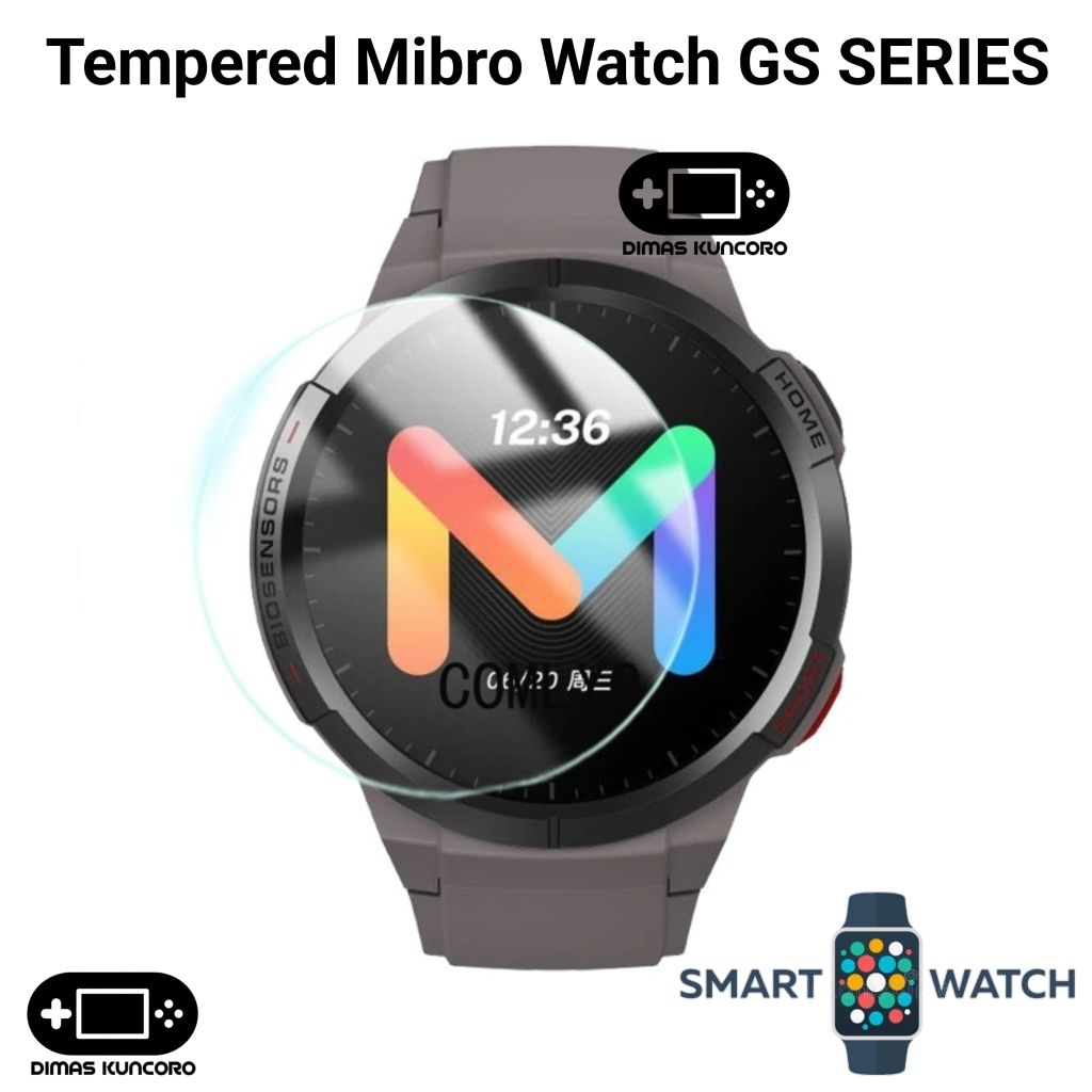 Tempered Mibro Watch GS SERIES antigores glass mibro watch gs pro active explorer 1 2 s pelindung