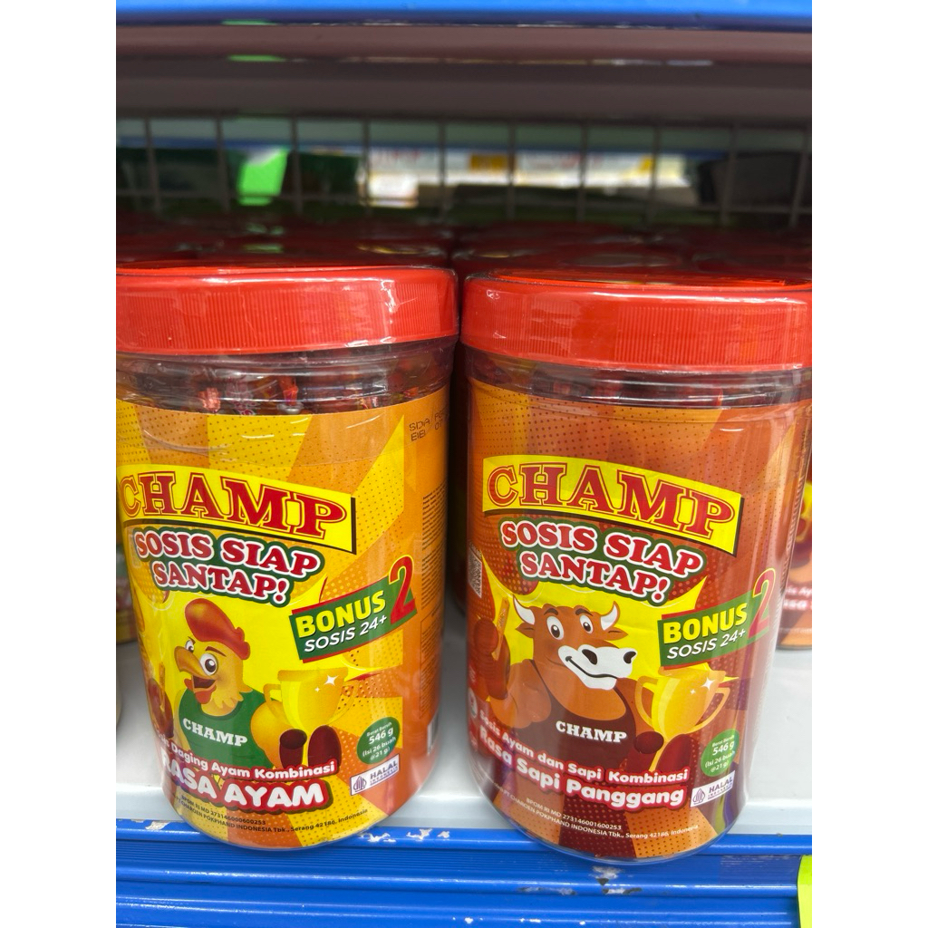 Sosis Siap makan CHAMP 504gram