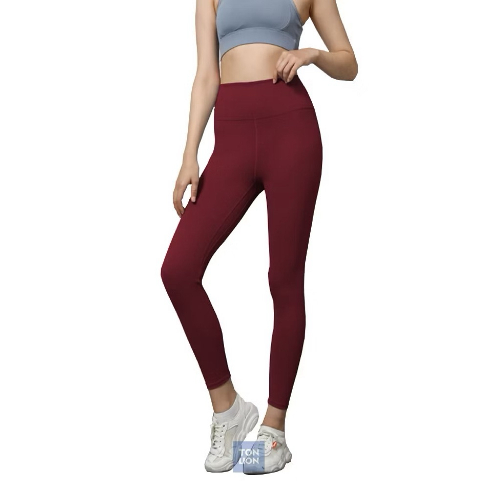 PRELOVED Maroon Highwaist Sport Legging