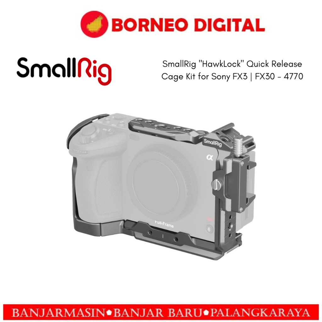 SmallRig "HawkLock" Quick Release Cage Kit for Sony FX3 | FX30 - 4770