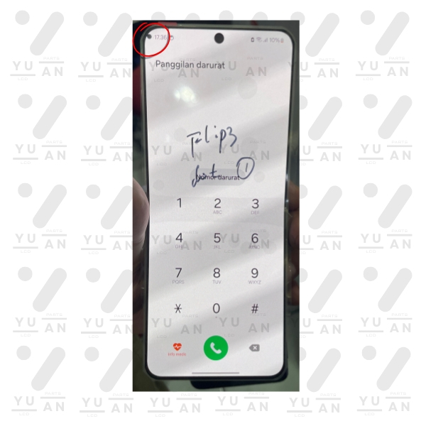 LCD Samsung Z Flip 3 Minus Dot Original
