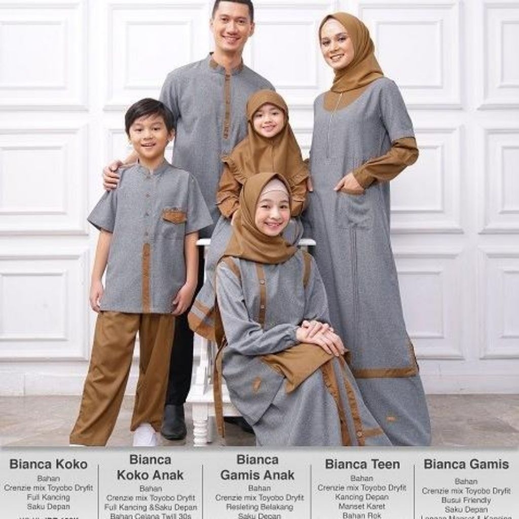 NIBRAS BIANCA TEEN GREY GAMIS ANAK