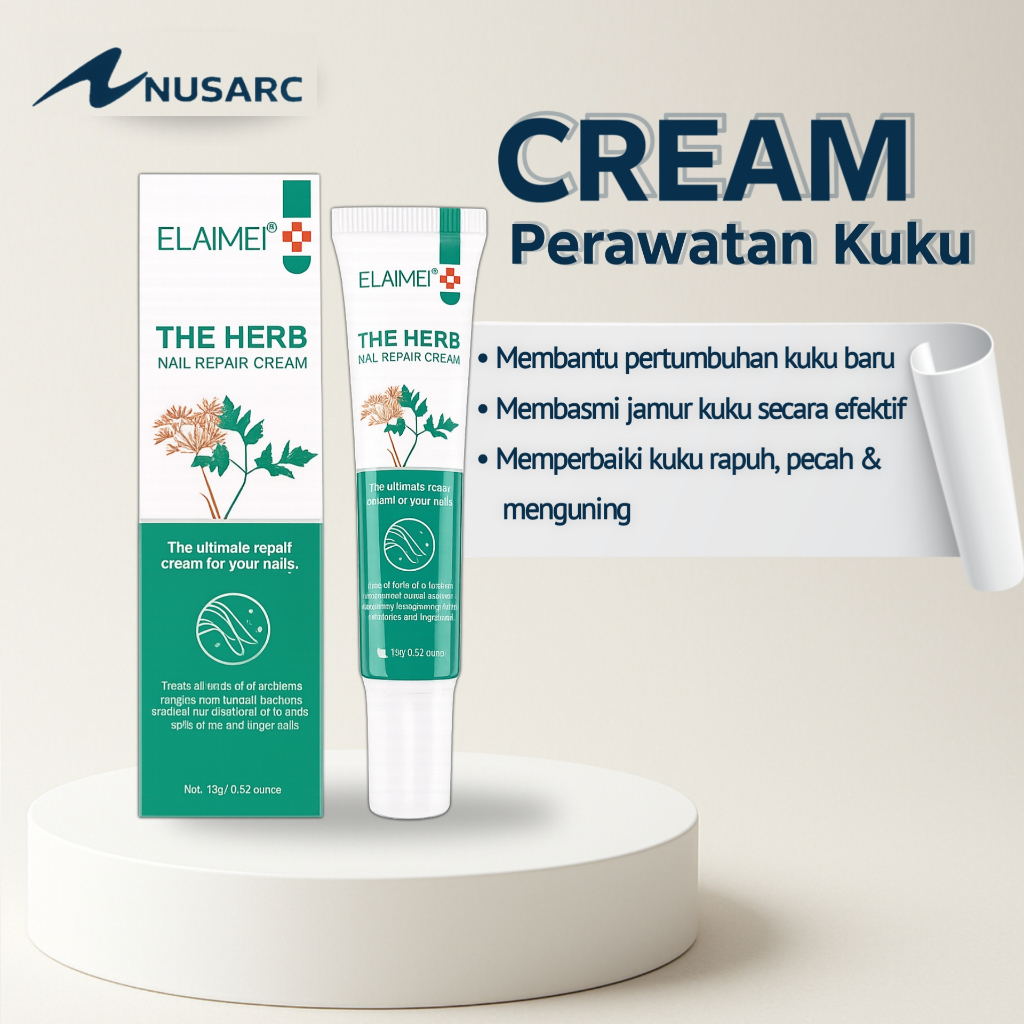 Obat Kuku Anti Jamur Elaimei Nail Repair Cream The Herbs 15g