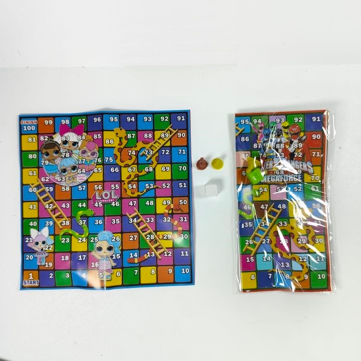 ULAR TANGGA Mainan Ular Tangga Kertas