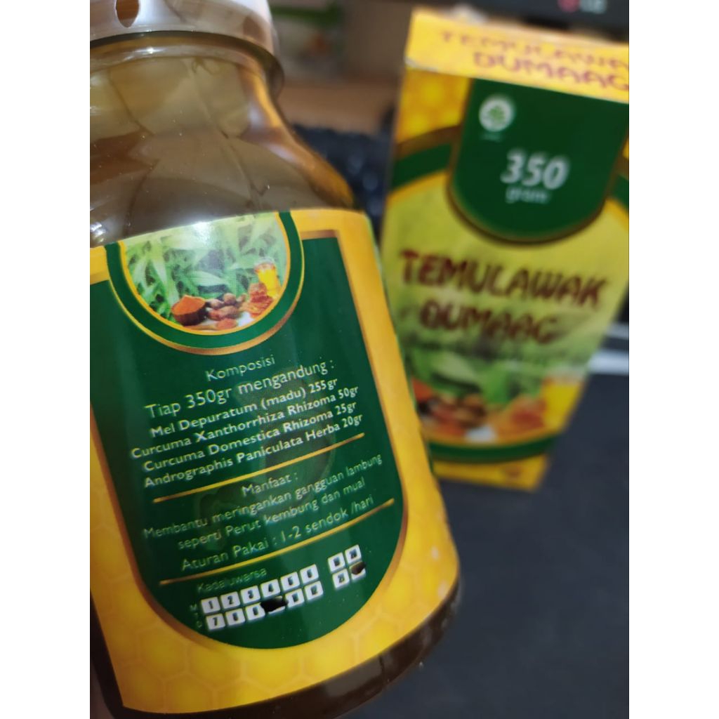 

MADU TEMULAWAK DUMAAG Madu Lambung 350 gram