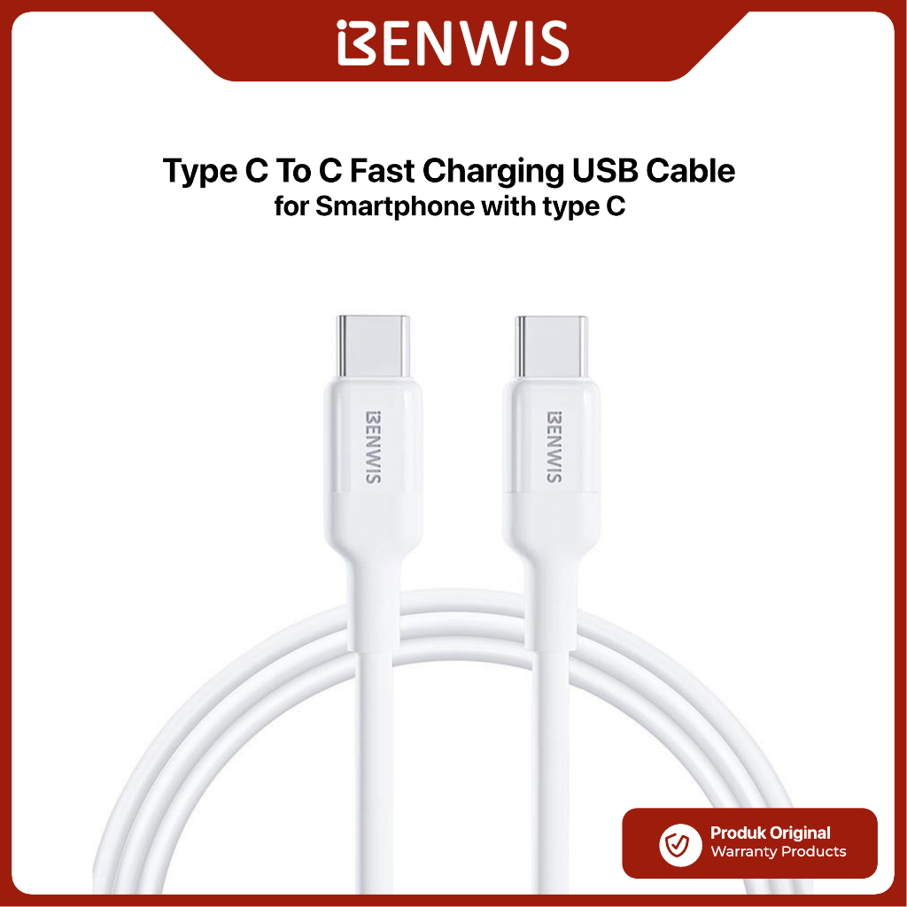 BENWIS Cable Type C To C 140W 28V/5A 1.8M PD Fast Charging USB Cable