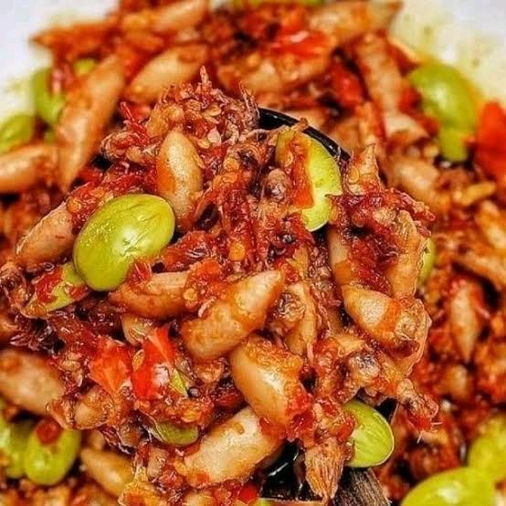 SAMBEL CUMI - SAMBEL CUMI PETE EXTRA PEDAS TANPA PENGAWET 20 GR / KEMASAN SACHET SAMPEL