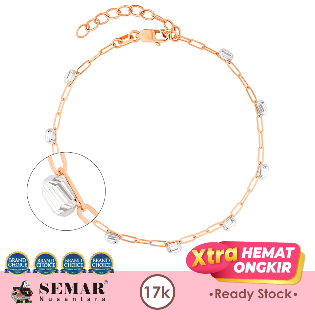 Gelang Emas Yovanka Gold 17K Semar Nusantara