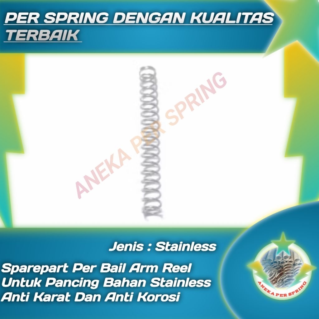 Per Bail Arm Reel Pancing Bahan Stainless Anti Karat Dan Anti Korosi Dengan Kualitas Terbaik
