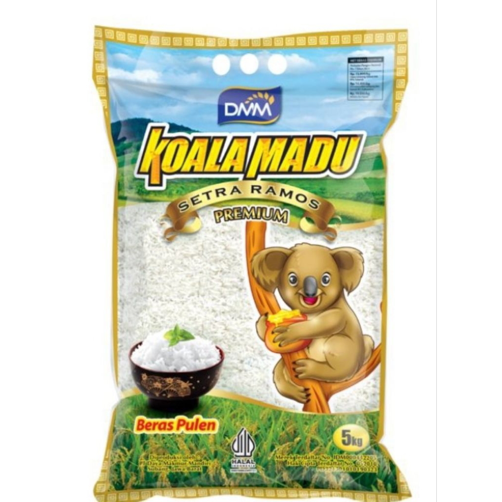 Beras premium Koala Madu