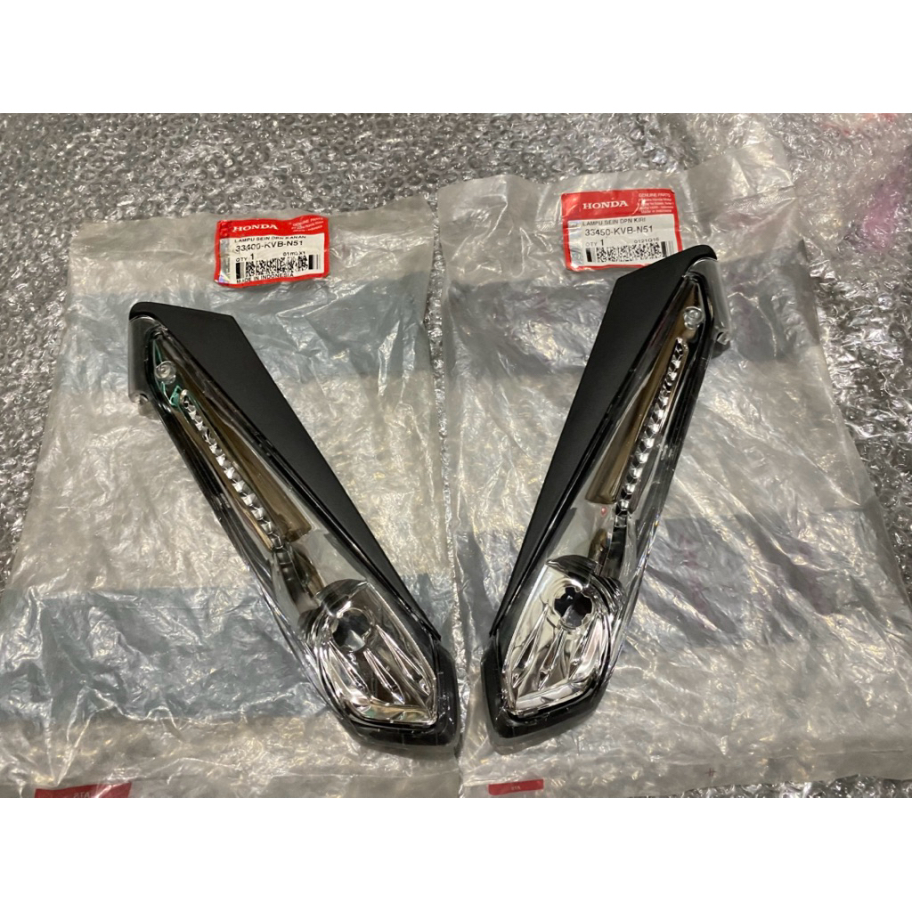 LAMPU SEIN SEN KANAN KIRI HONDA VARIO TECHNO 110 KARBU CARBU LAMA ORI AHM 33400-KVB-N51 33450-KVB-N5