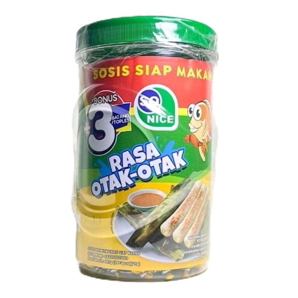 So Nice Sosis Siap Makan Rasa Otak Otak isi 24 Pcs
