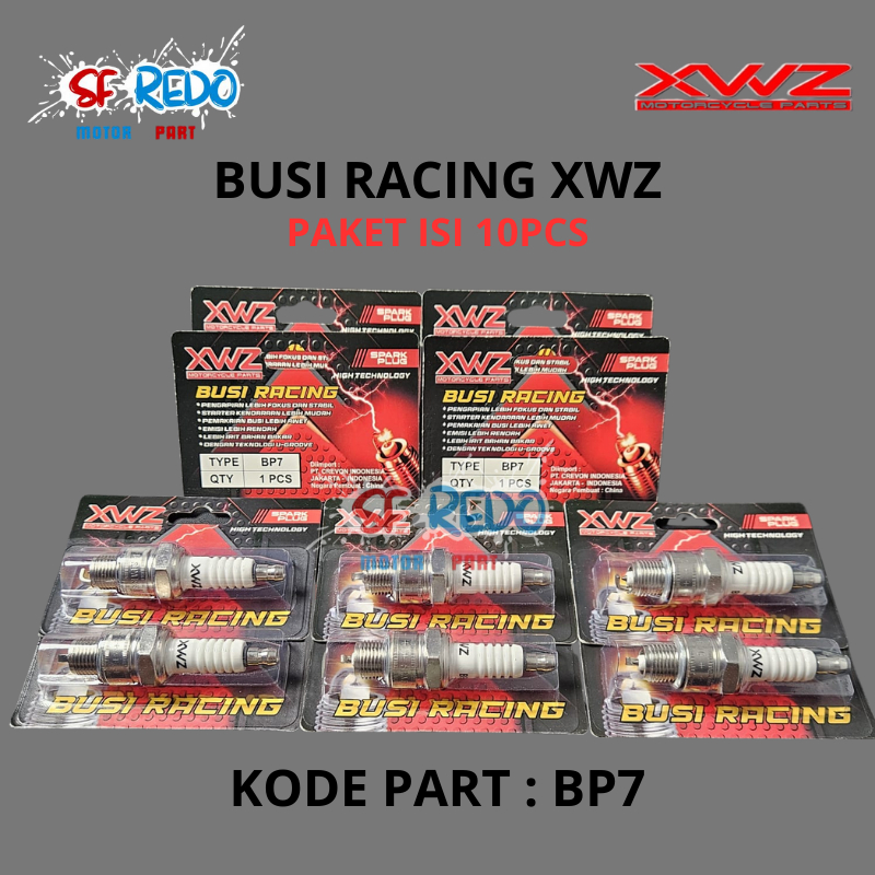 BUSI RACING BP7HS ISI 10PCS BUSI BP7HS RX KING NEW FORCE 1 F1ZR ALFA SIGMA RXZ XWZ