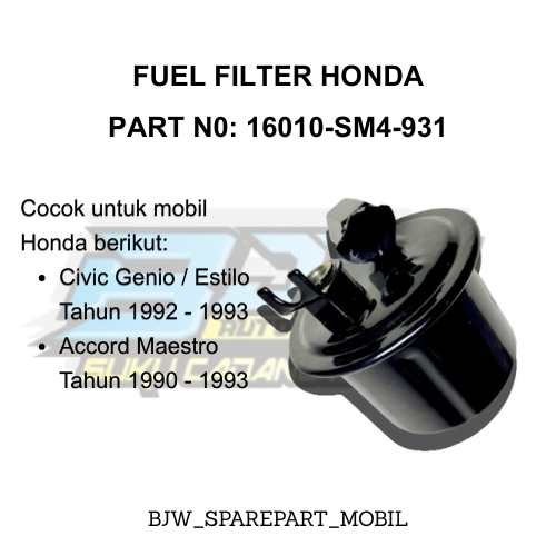 Filter Minyak Bensin Accord Maestro 1990-1993 || Filter Bensin Accord Maestro 1990-1993 Premium
