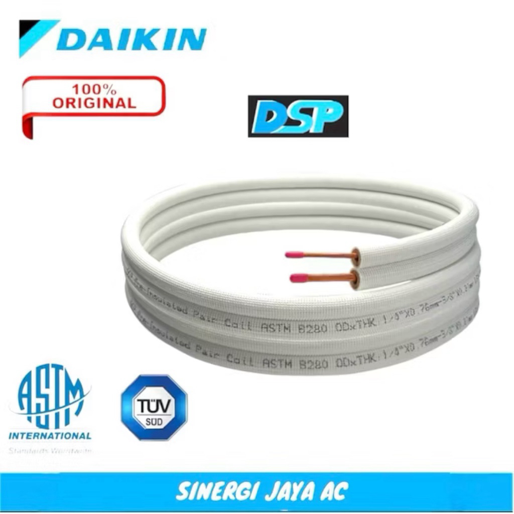Pipa AC DAIKIN  DSP 1/4 - 1/2 ( meter )
