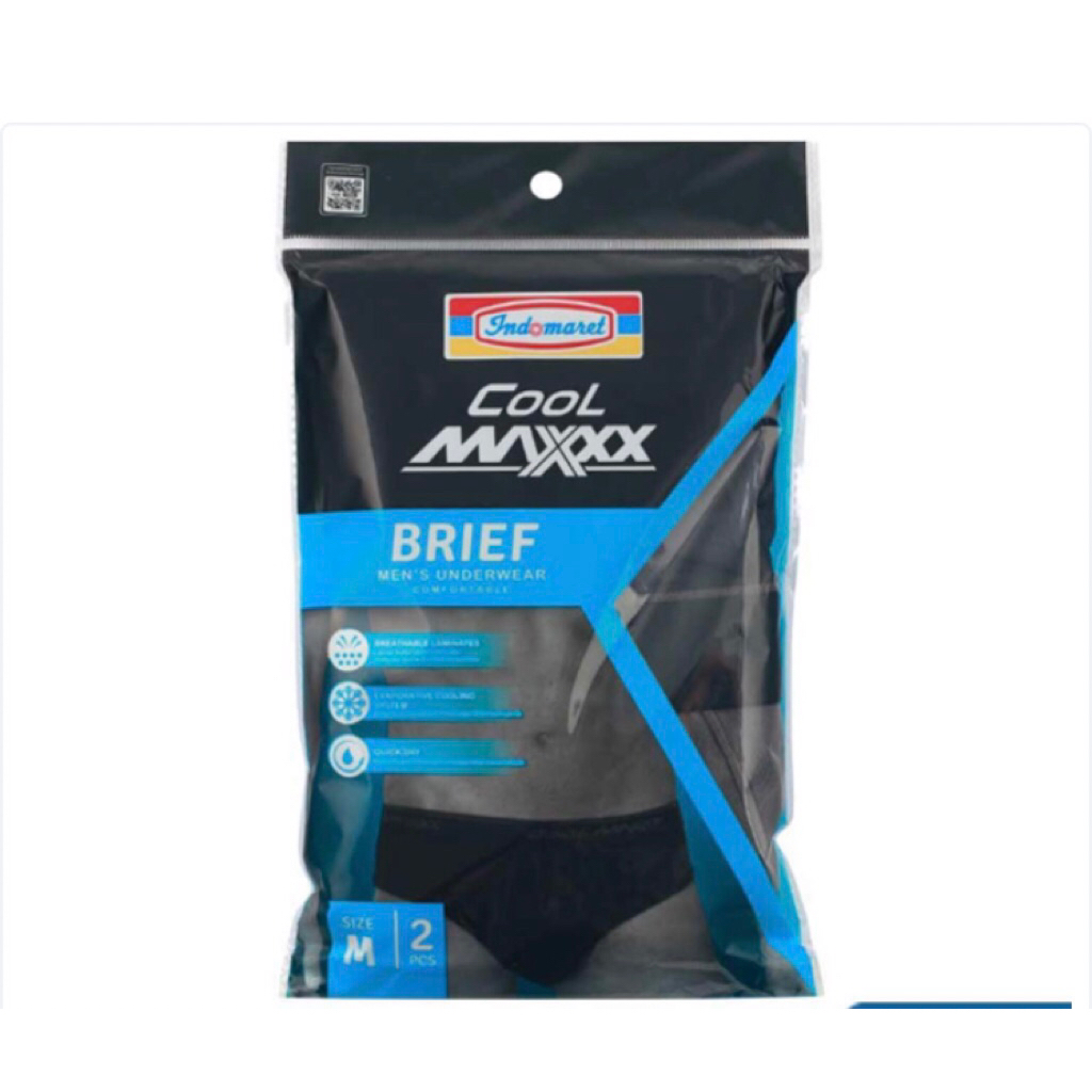 Celana Dalam Pria Indomaret Brief Coolmaxxx 2 Pcs