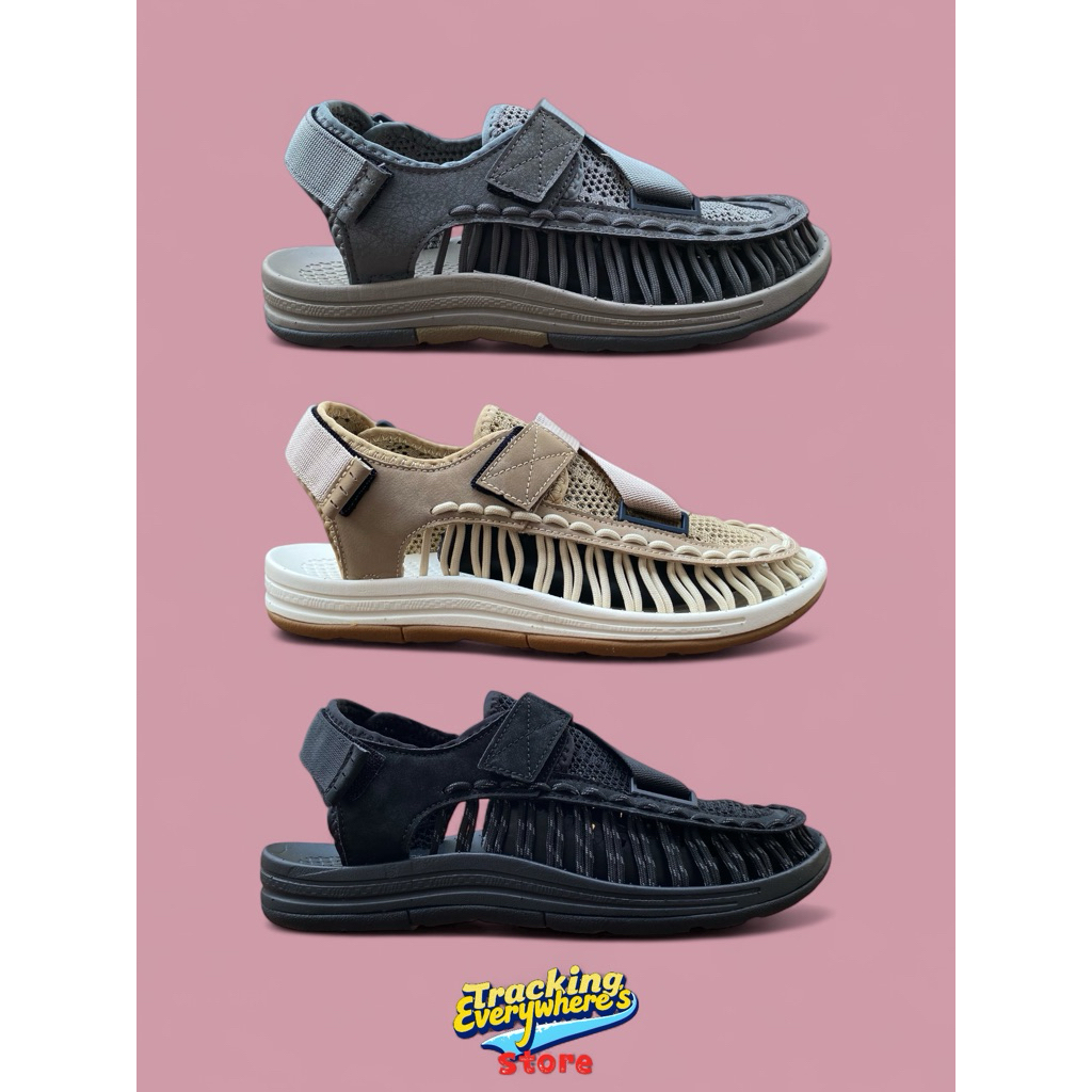 TRE - Sepatu Sendal Tali Pria - Sepatu Hiking Pria - Sendal Tali Pria - Sendal Keen - Sendal Slop Pr