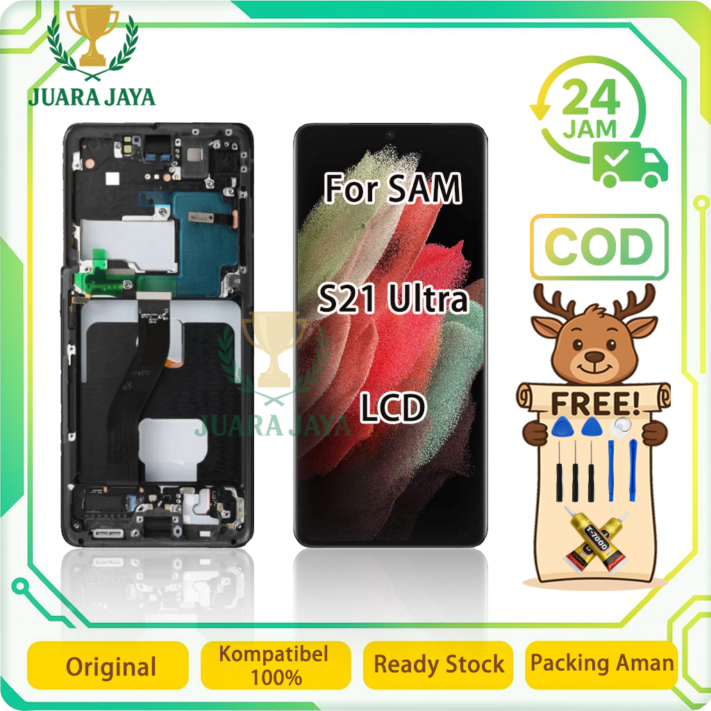 LCD FOR SAM S21 ULTRA  UNIVERSAL FULLSET Touchscreen LCD HP OG TOUCHSCREEN