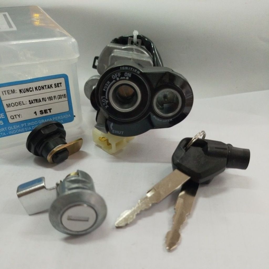 KUNCI KONTAK SET DEPAN BELAKANG SATRIA FU INJEKSI 2016 2017